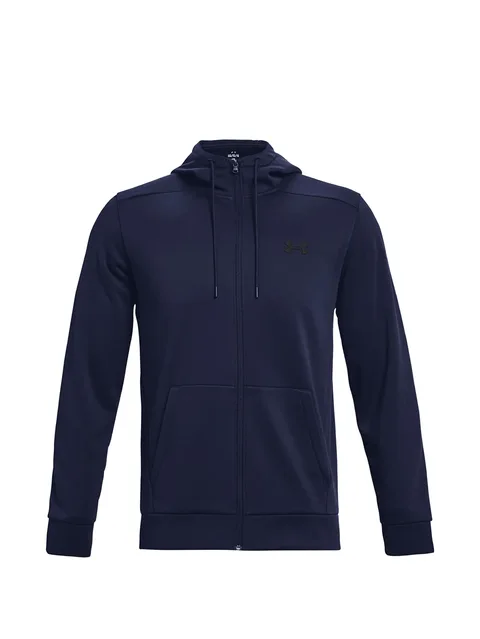 zip-up drawstring hoodie