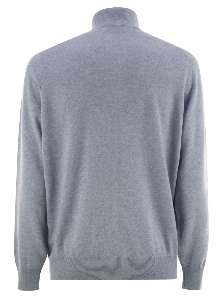 zipped cashmere cardigan 4