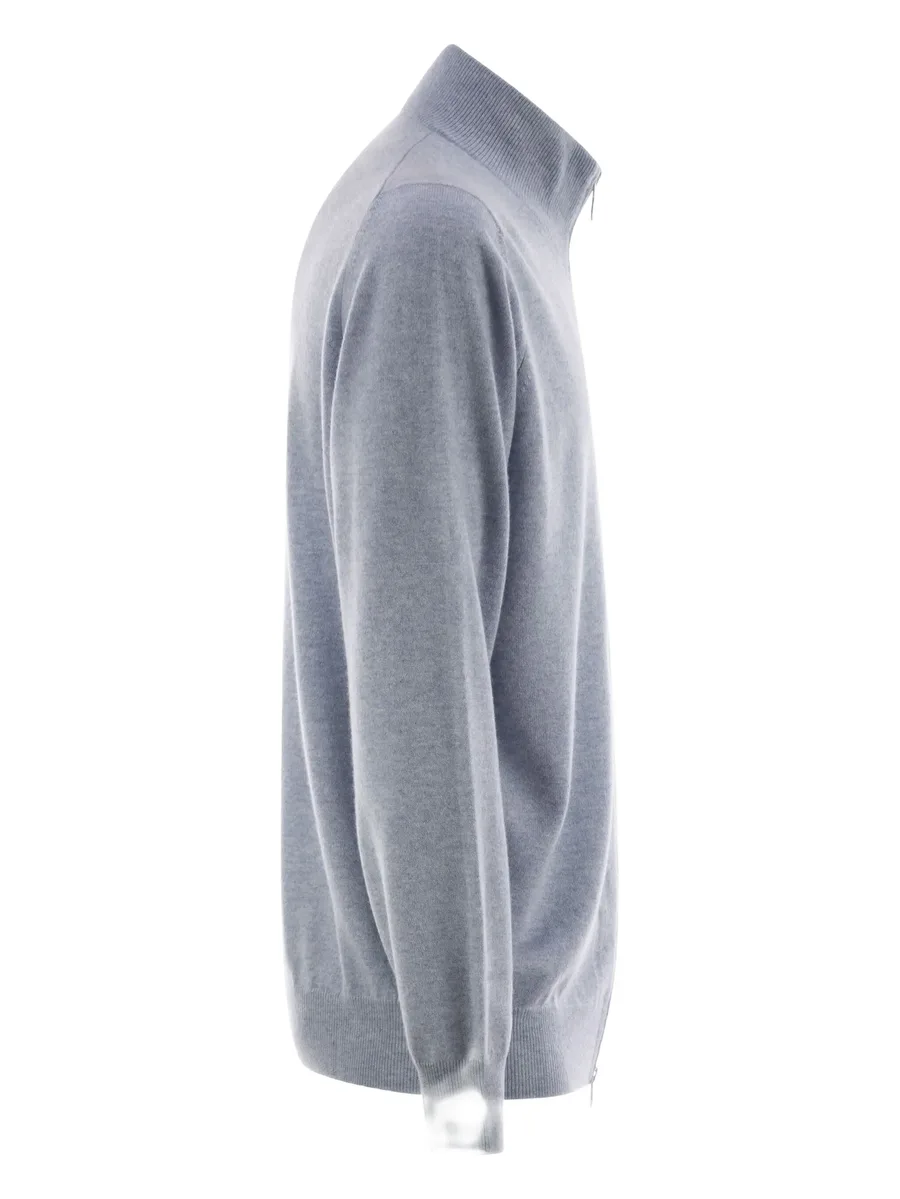 zipped cashmere cardigan 6