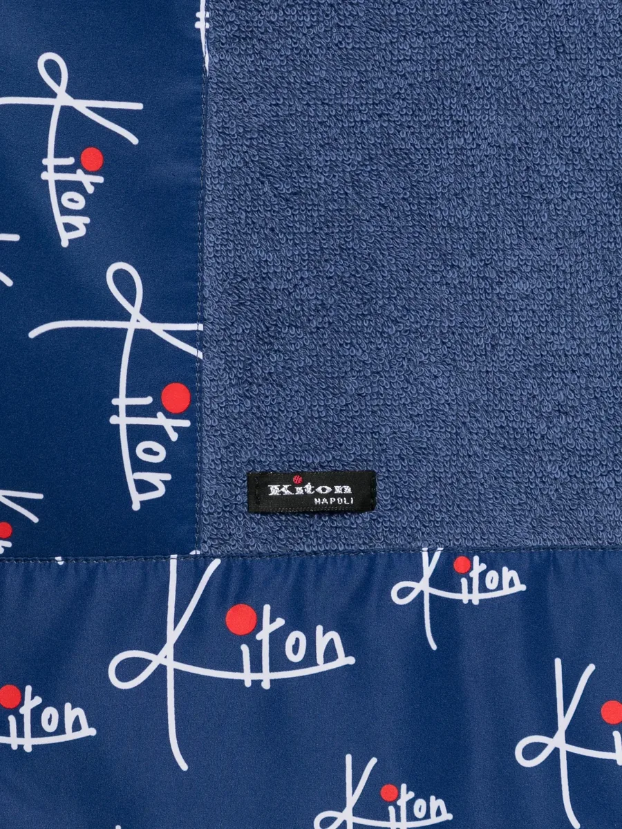 logo print beach towel 6