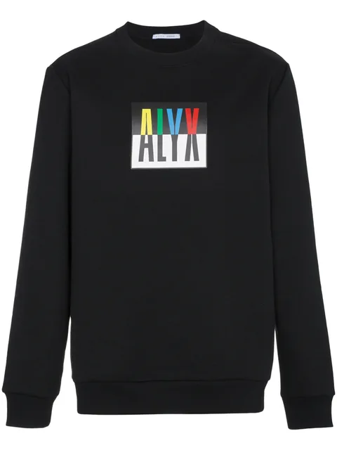 Logo crew neck sweatshirt