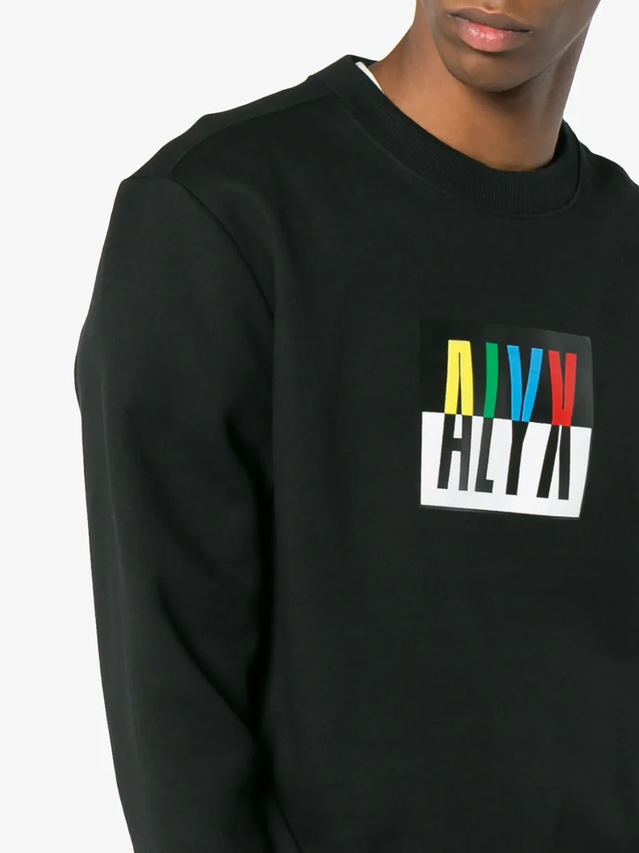Logo crew neck sweatshirt 10
