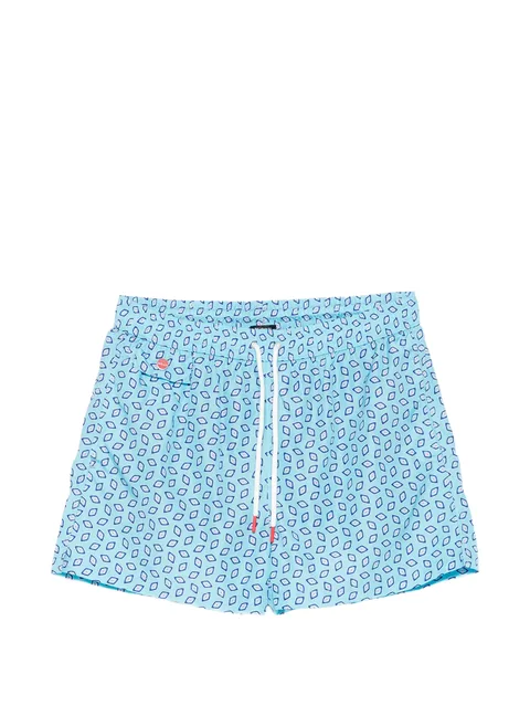 drawstring pocket swim shorts
