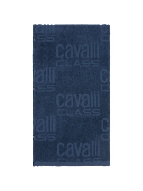 logo-jacquard beach towel