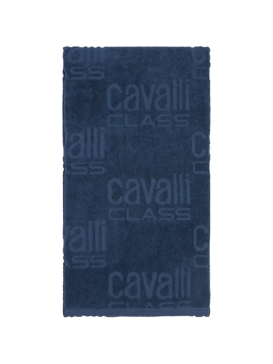 logo-jacquard beach towel 2