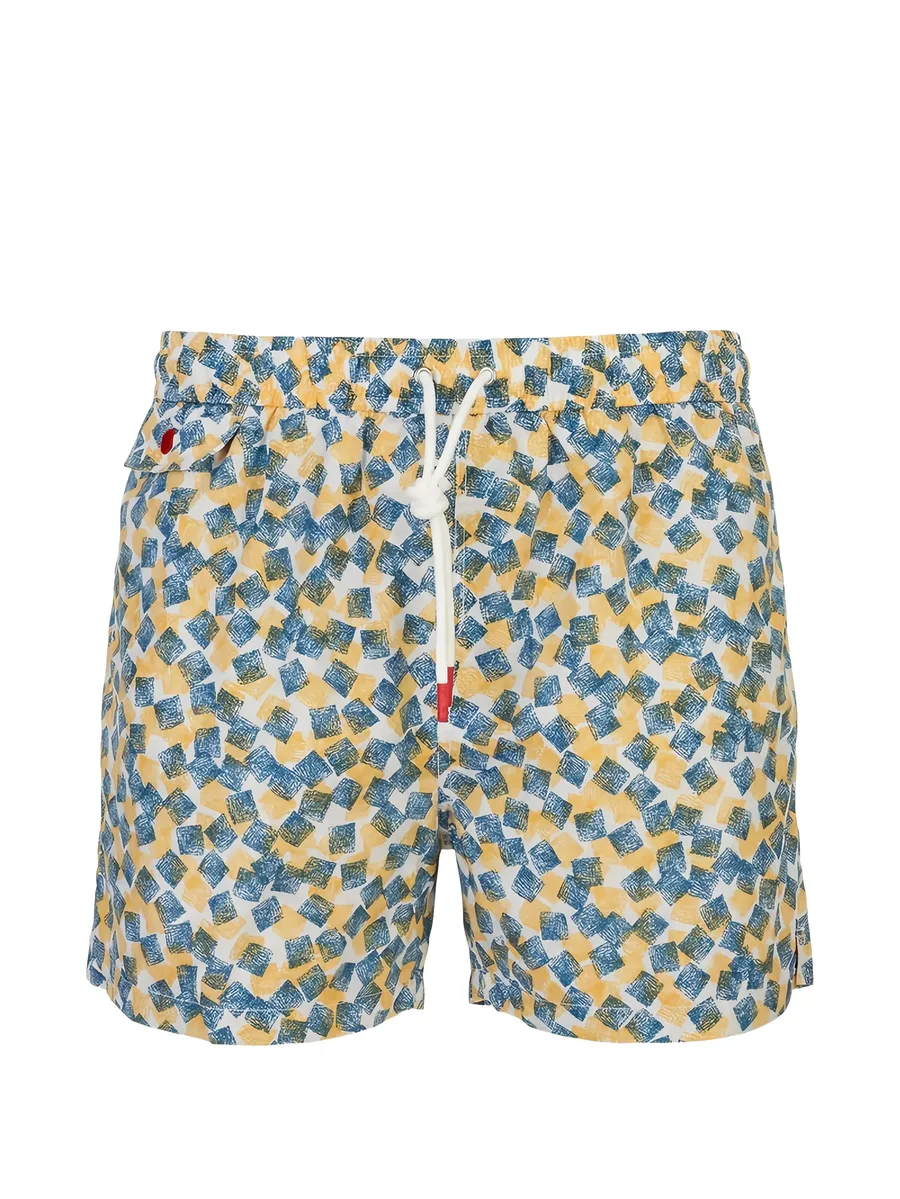 geometric-print swim shorts 2
