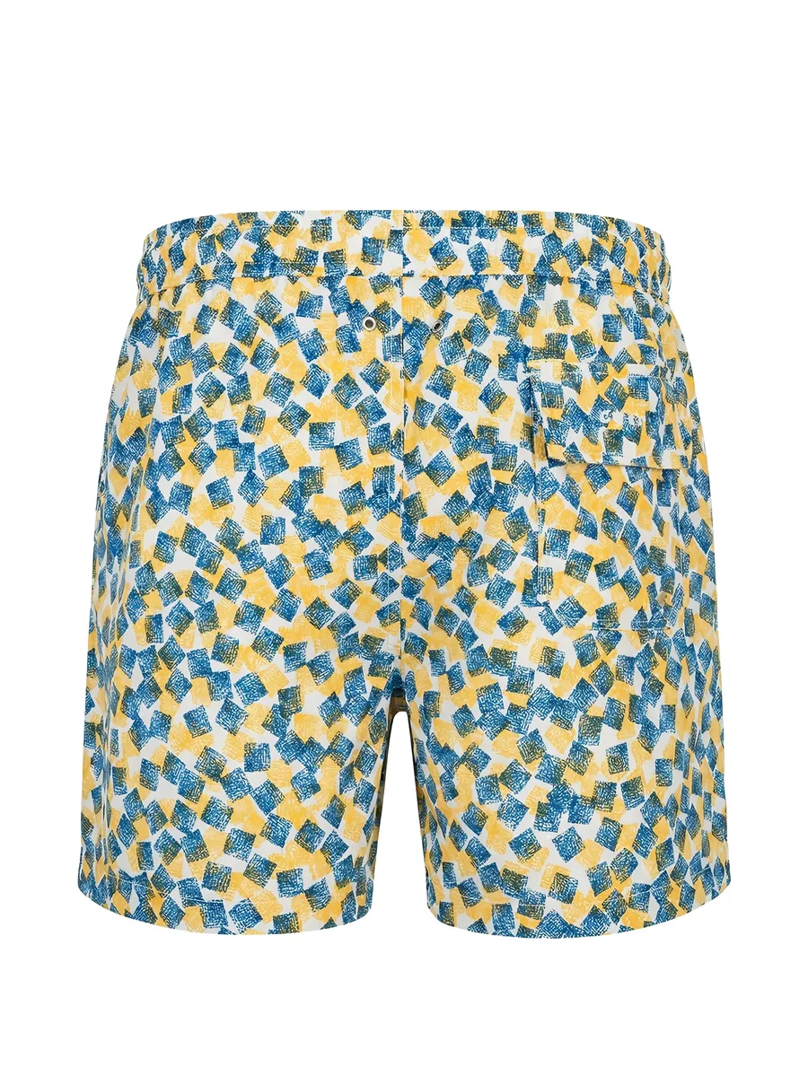 geometric-print swim shorts 4
