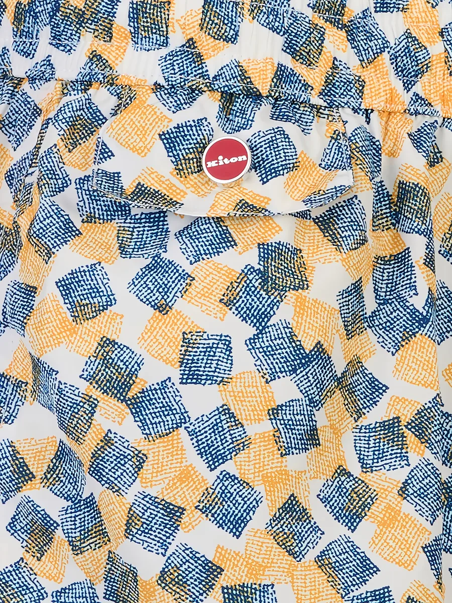 geometric-print swim shorts 6