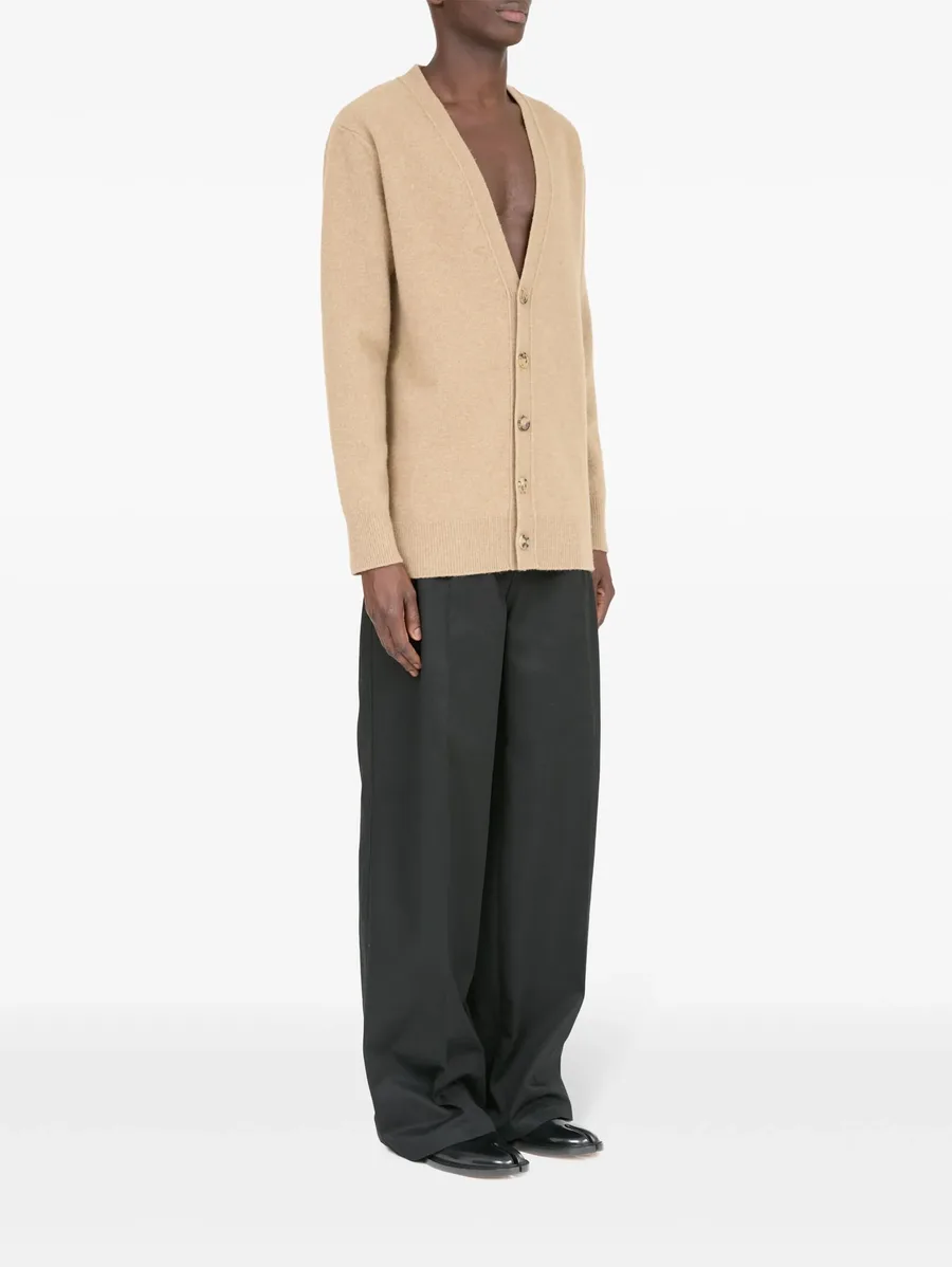V-neck wool cardigan 5