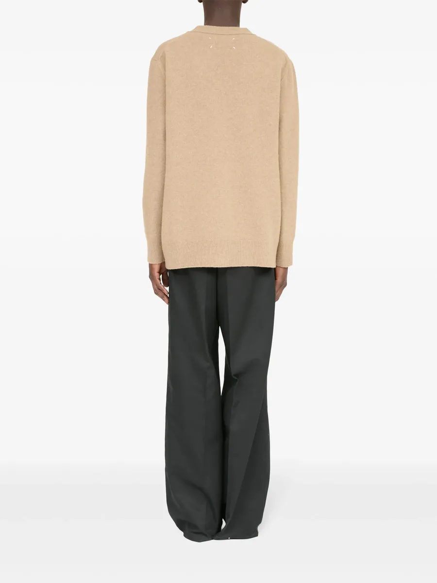 V-neck wool cardigan 8