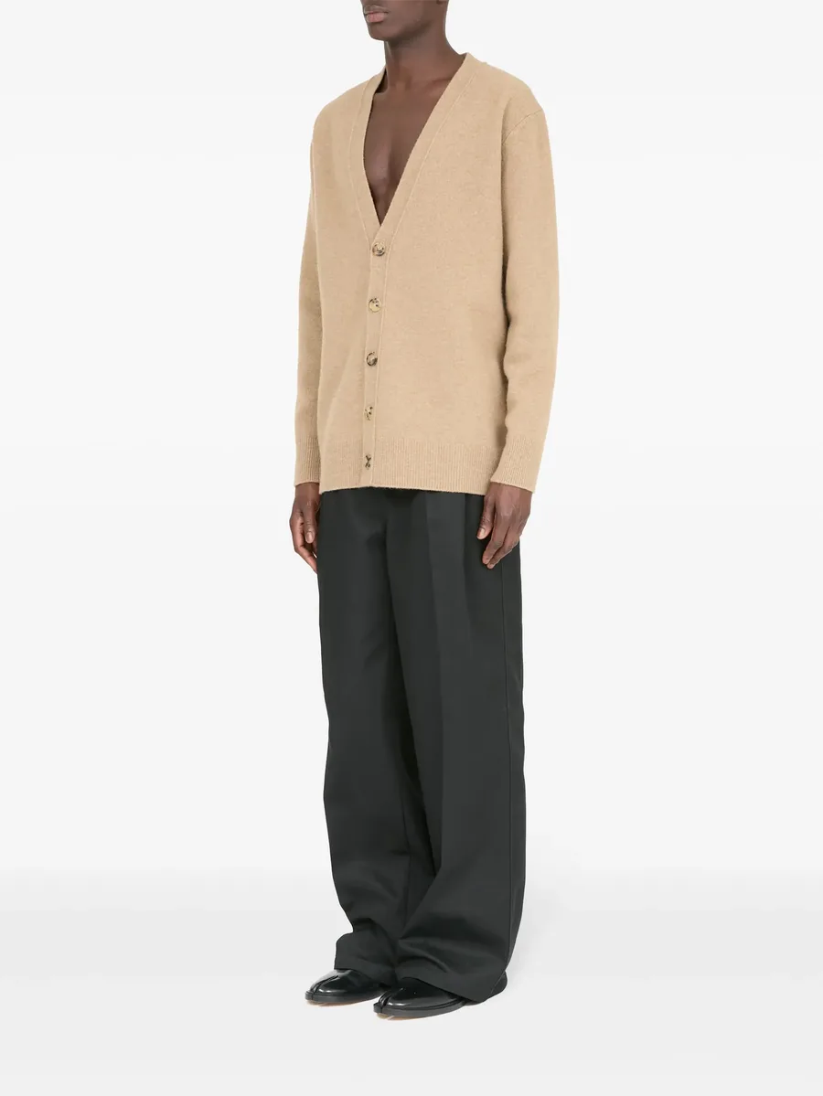 V-neck wool cardigan 11