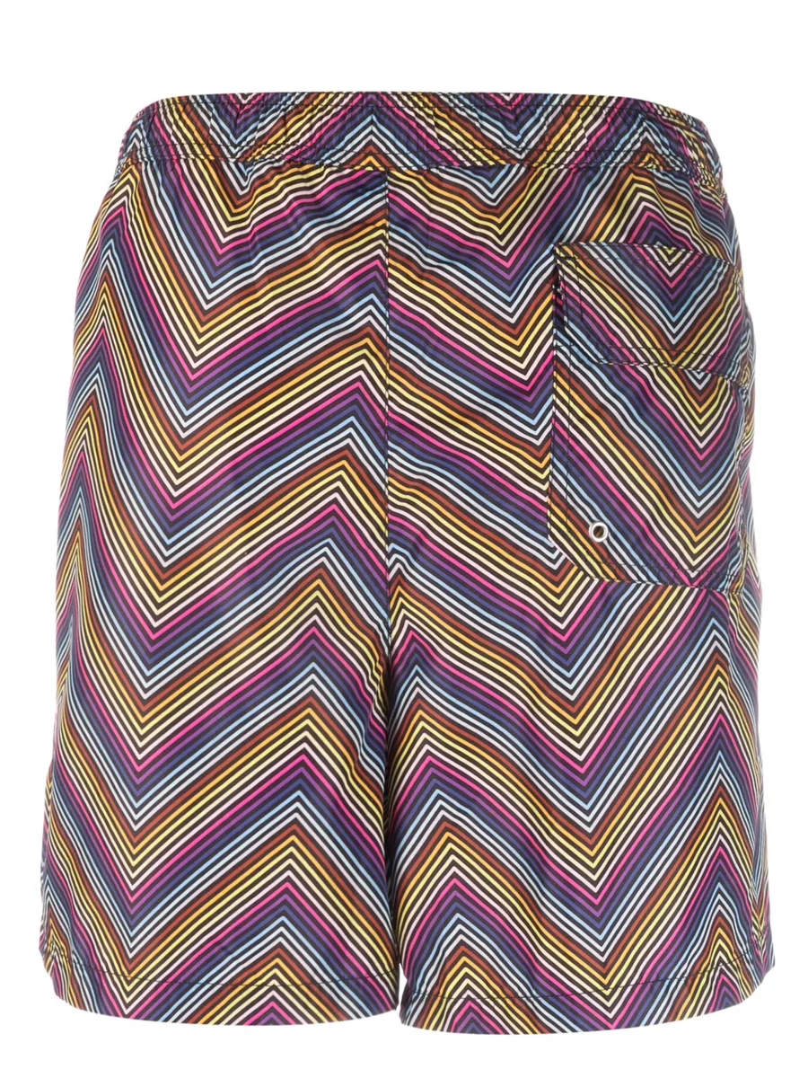 Zigzag-print swim shorts 4