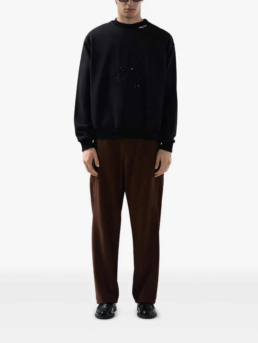 distressed-effect sweatshirt 4