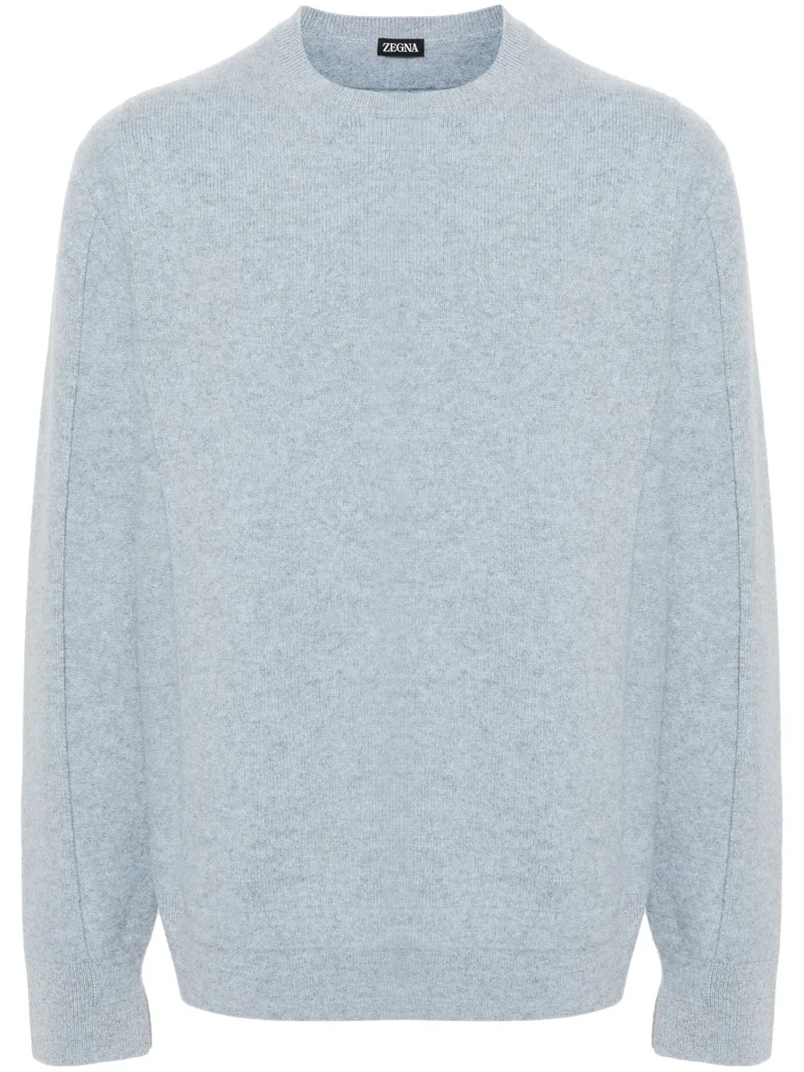 brushed fine-knit jumper 2