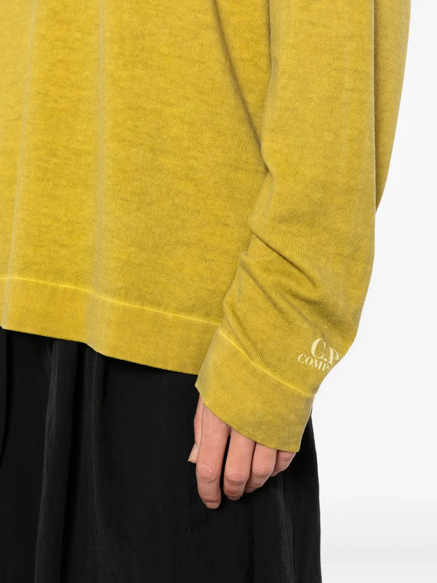 cotton crepe double dyed crewneck sweater 9