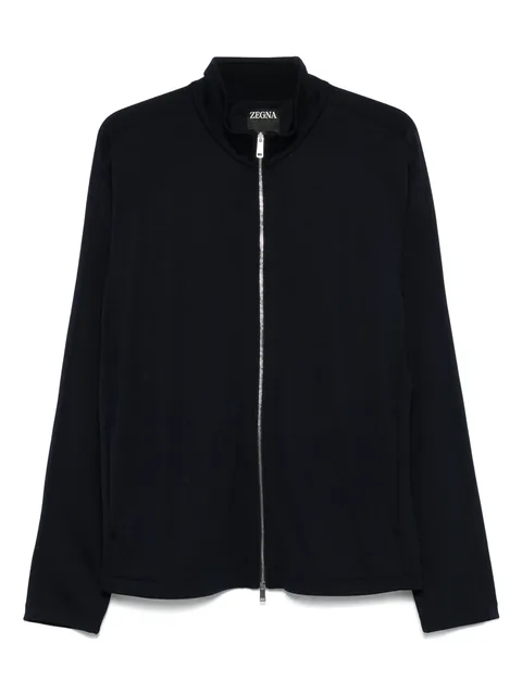 zip-up sweatshirt