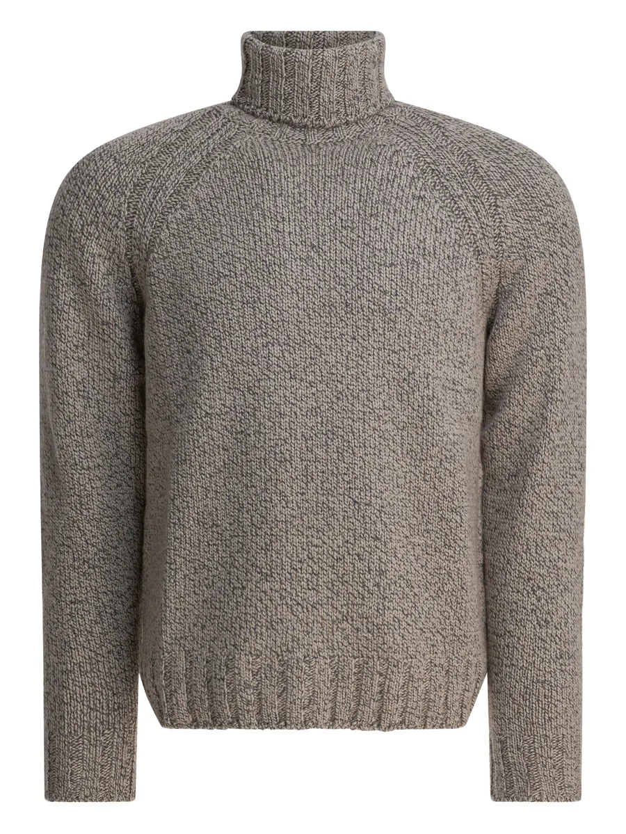 roll-neck knitted sweater 2