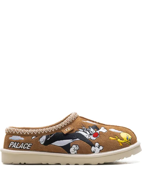 Tasman X PALACE "looney tunes" graphic slippers