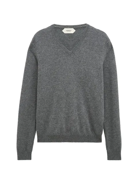 V-neck cashmere sweater