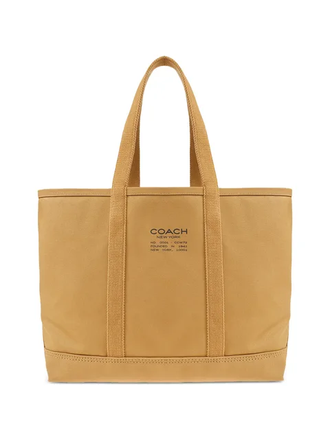 Utility stitched detail tote bag