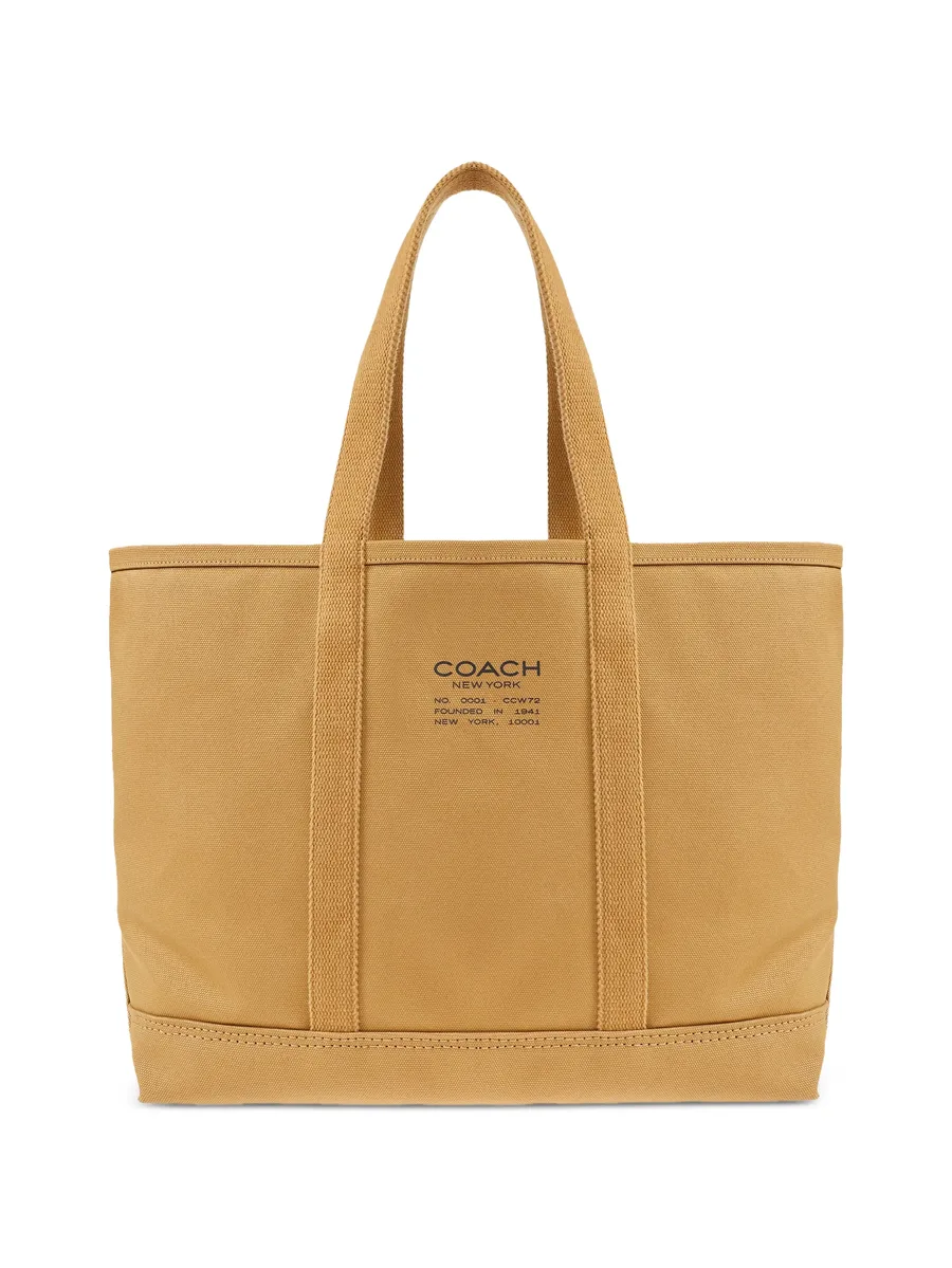 Utility stitched detail tote bag 1