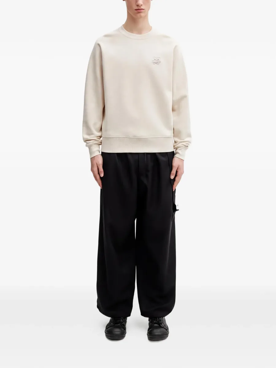 Gowtu Knot embroidered sweatshirt 4