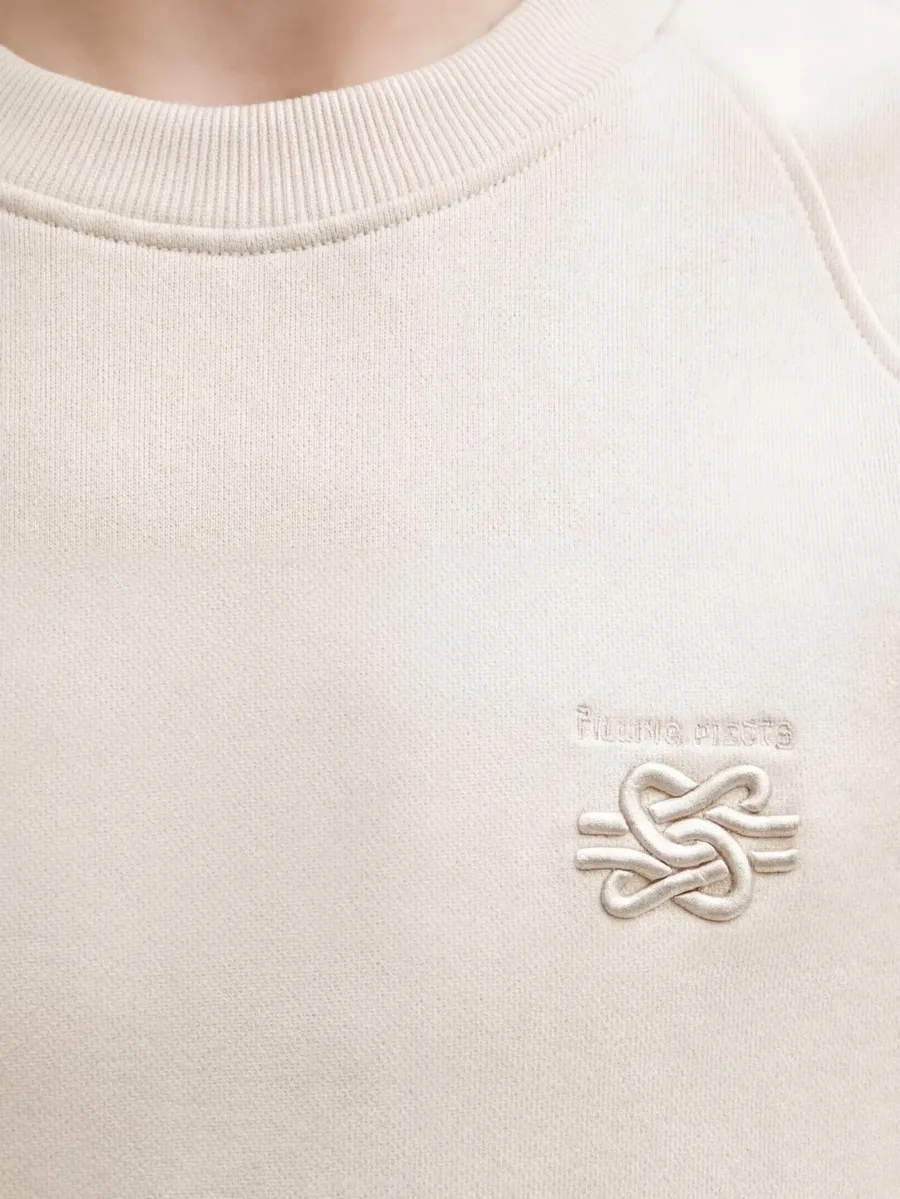 Gowtu Knot embroidered sweatshirt 7