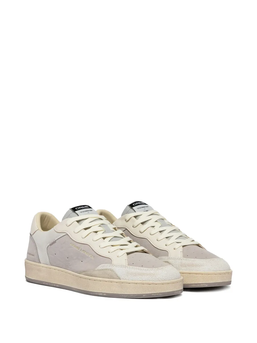 Chelsea panelled perforated sneakers 4