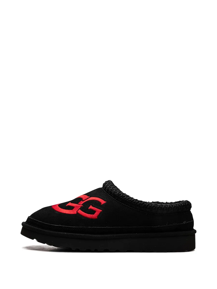 Tasman Logo "Black/Samba Red" slippers 9