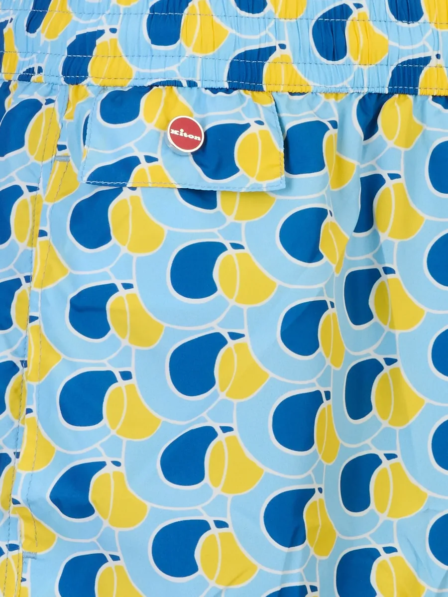 abstract-print swim shorts 5