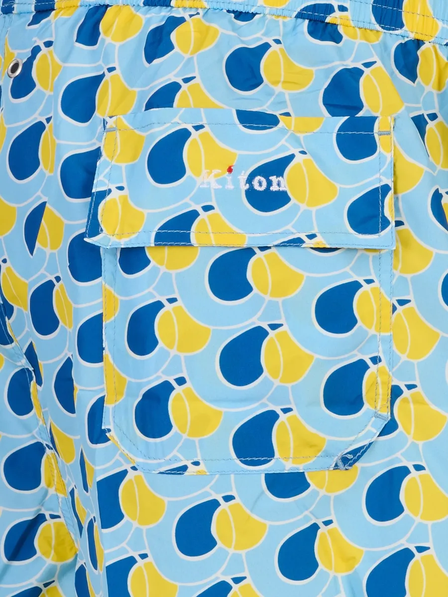 abstract-print swim shorts 7