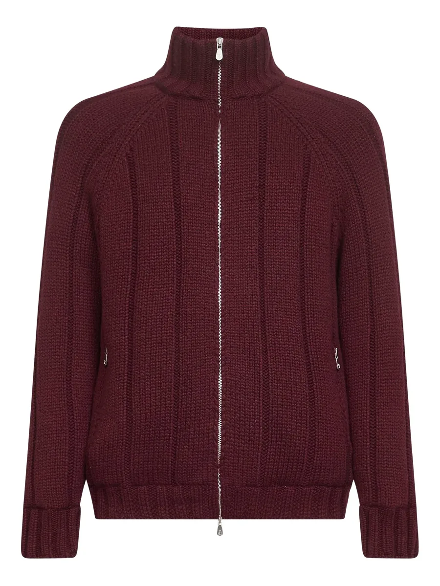 zipped high-collar sweater 2
