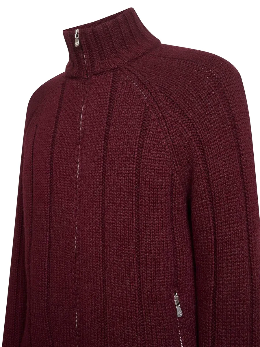 zipped high-collar sweater 6