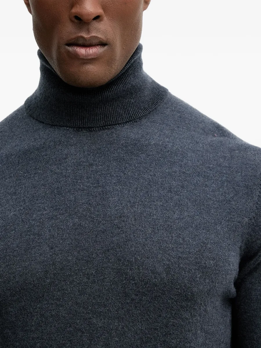 roll-neck logo sweater 7