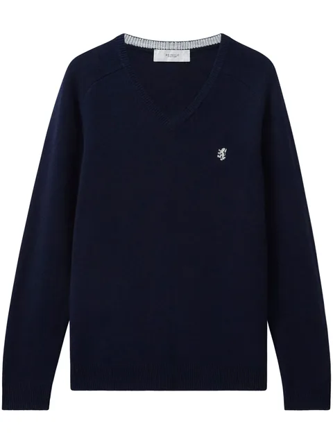 wool v-neck sweater