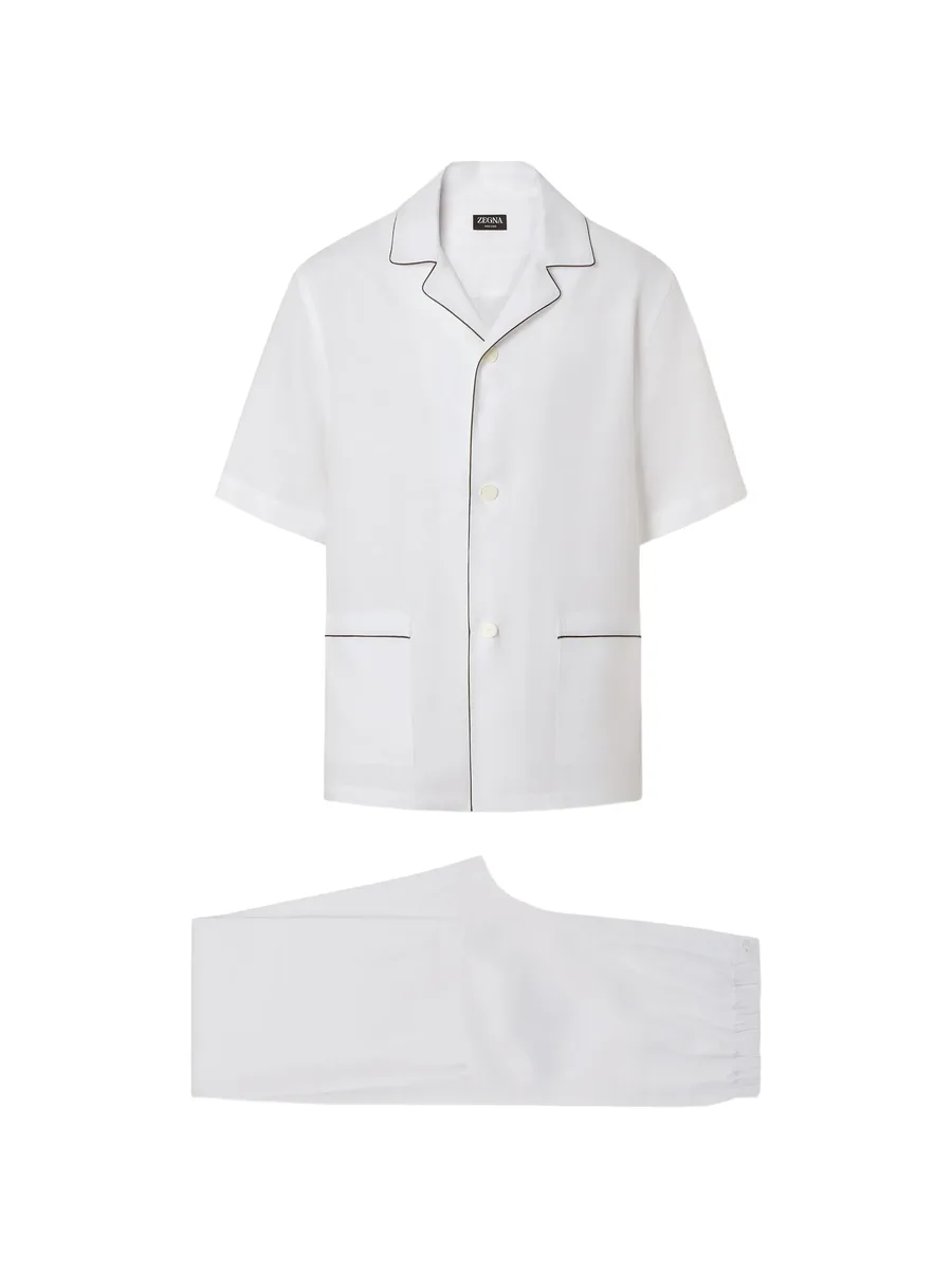 piped oasi lino pyjamas 2