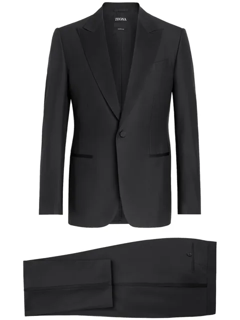 Trofeo 600 single-breasted wool-silk suit