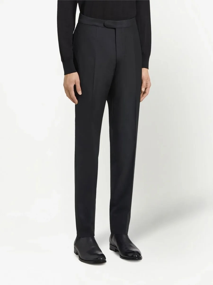 Trofeo 600 single-breasted wool-silk suit 8