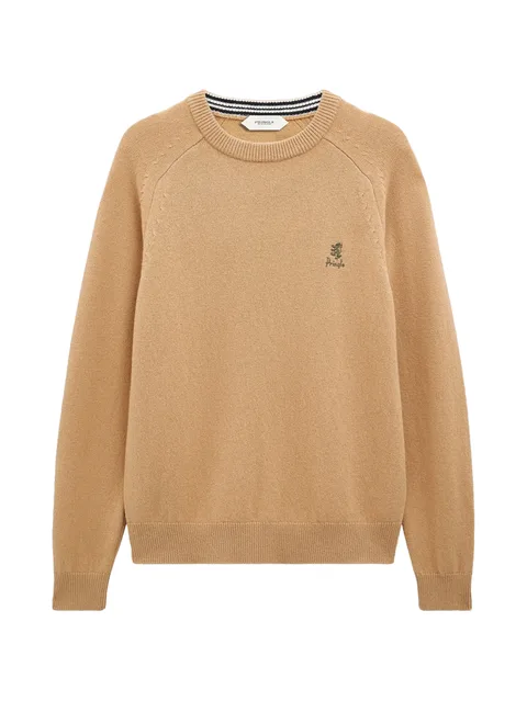 crew-neck logo sweater
