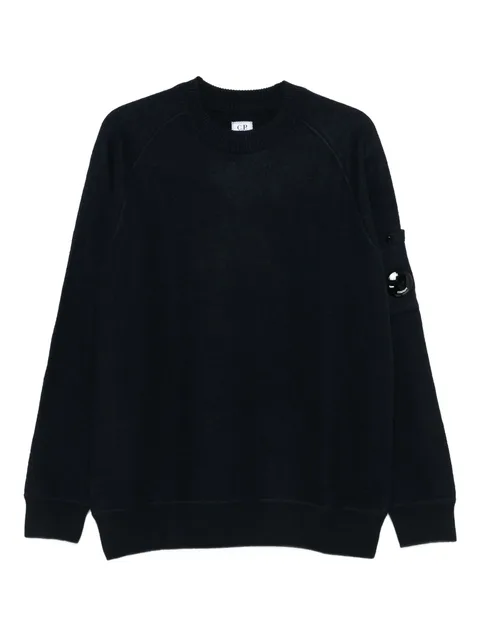 felted crew neck knit