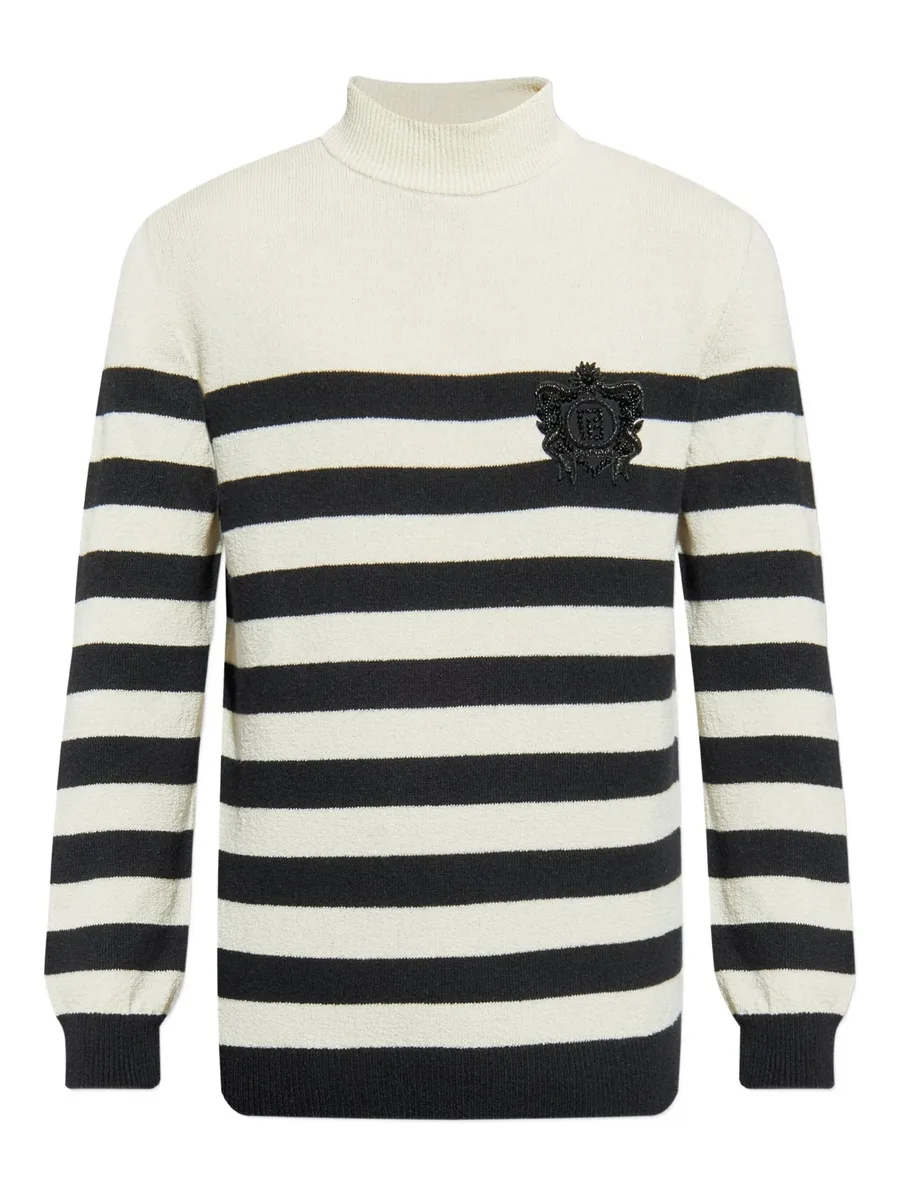 striped-pattern sweater 2