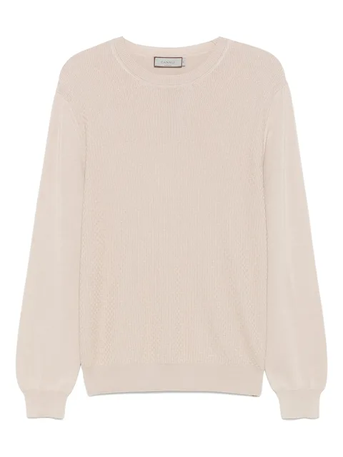 cotton crew-neck sweater