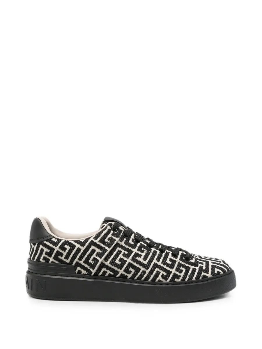 monogram logo-embossed sneakers 2