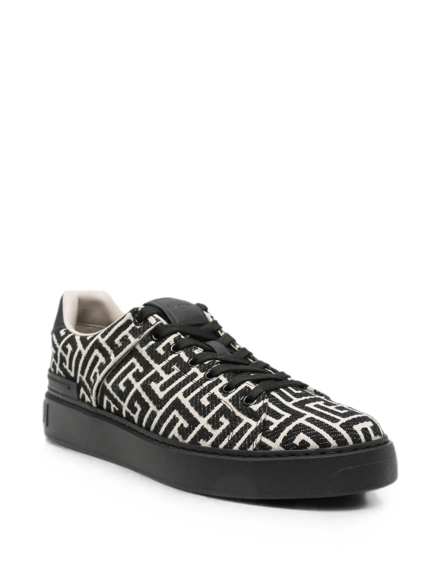 monogram logo-embossed sneakers 3