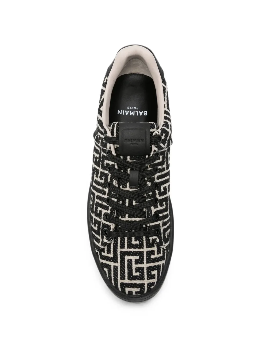 monogram logo-embossed sneakers 8