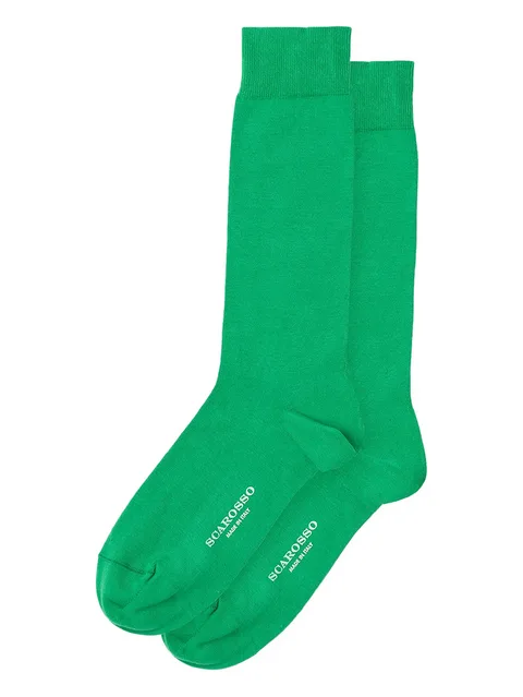 bright-green socks