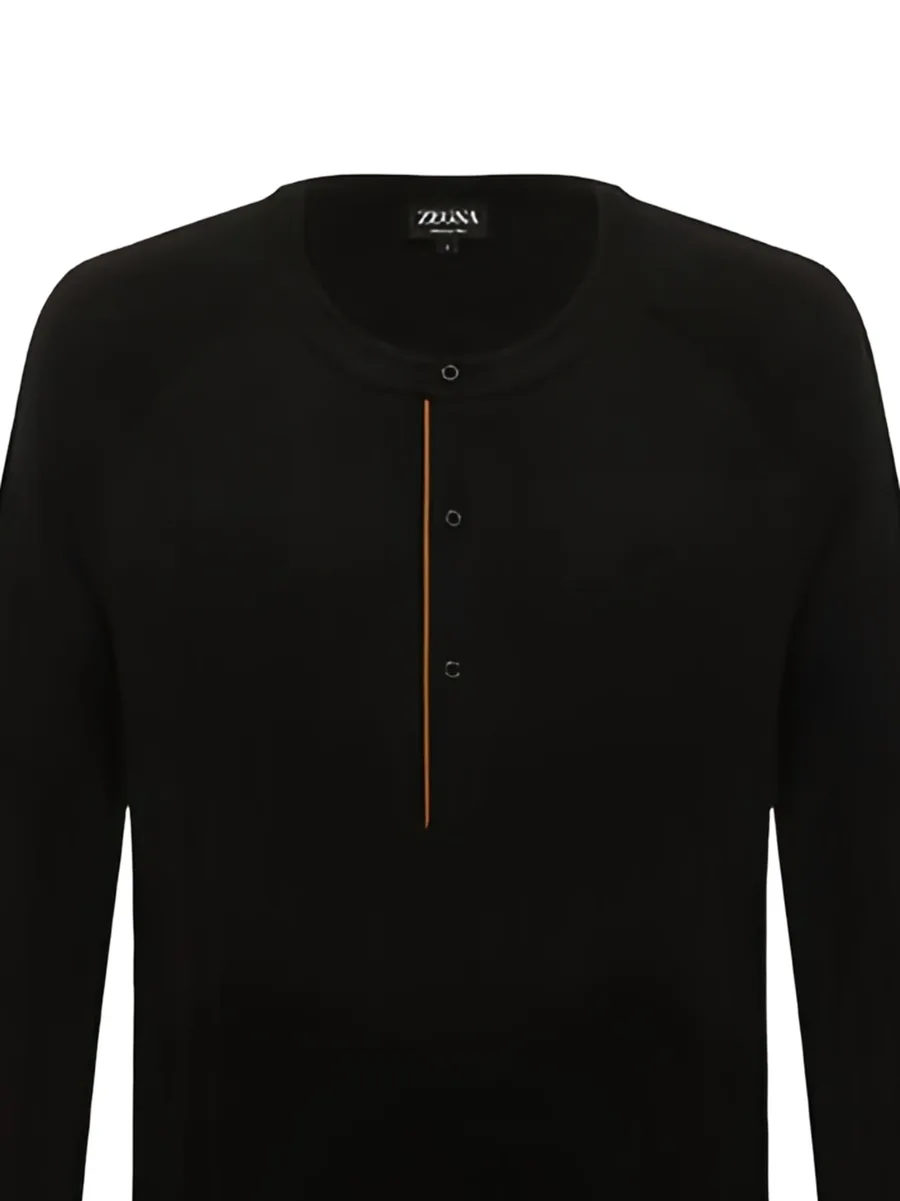 buttoned henley pajamas 4