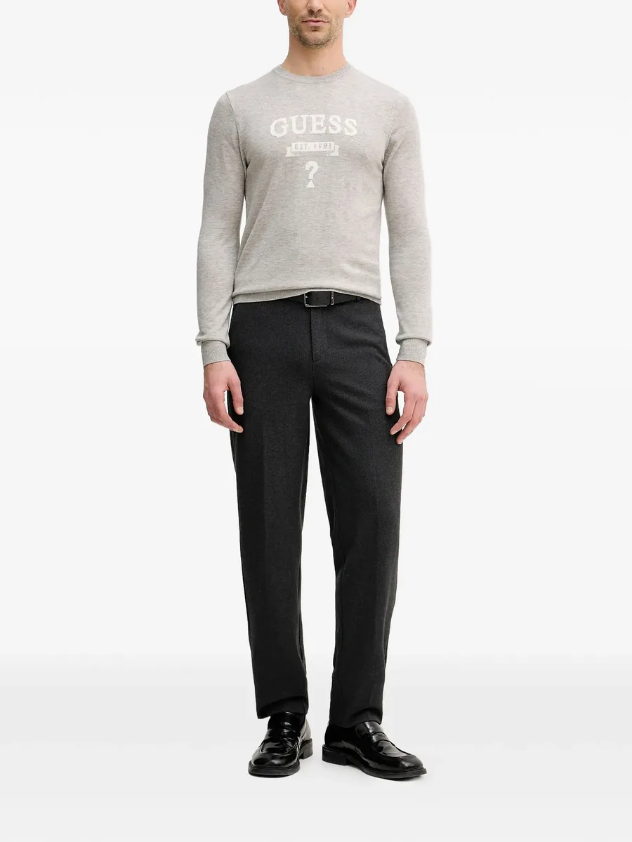 logo crew-neck sweater 4