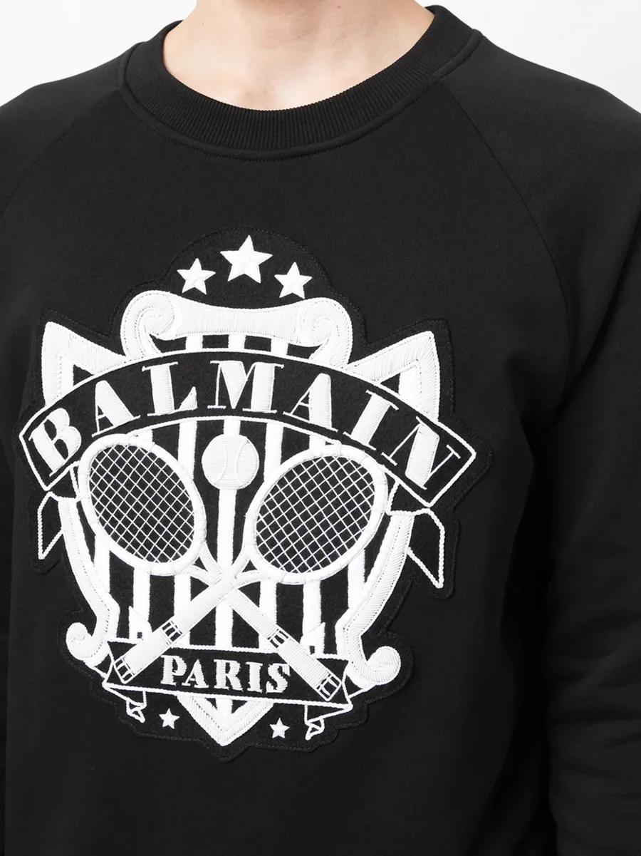 logo-embellished sweatshirt 10