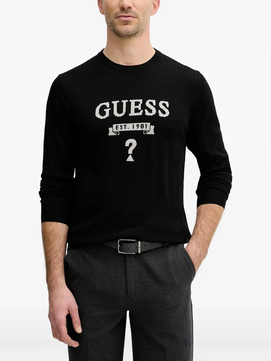 crew neck long-sleeve sweater 2